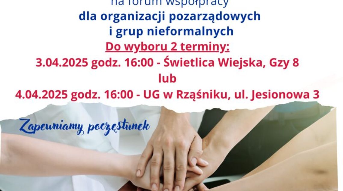 LGD Zielone Mosty Narwi zaprasza na forum współpracy dla organizacji pozarządowych i grup nieformalnych