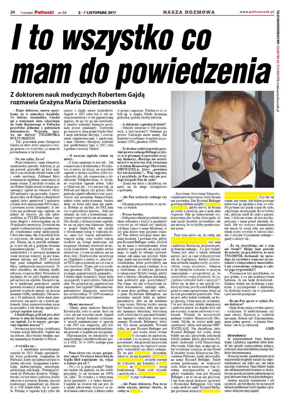 Mamy wojnę Befinger  Gajda