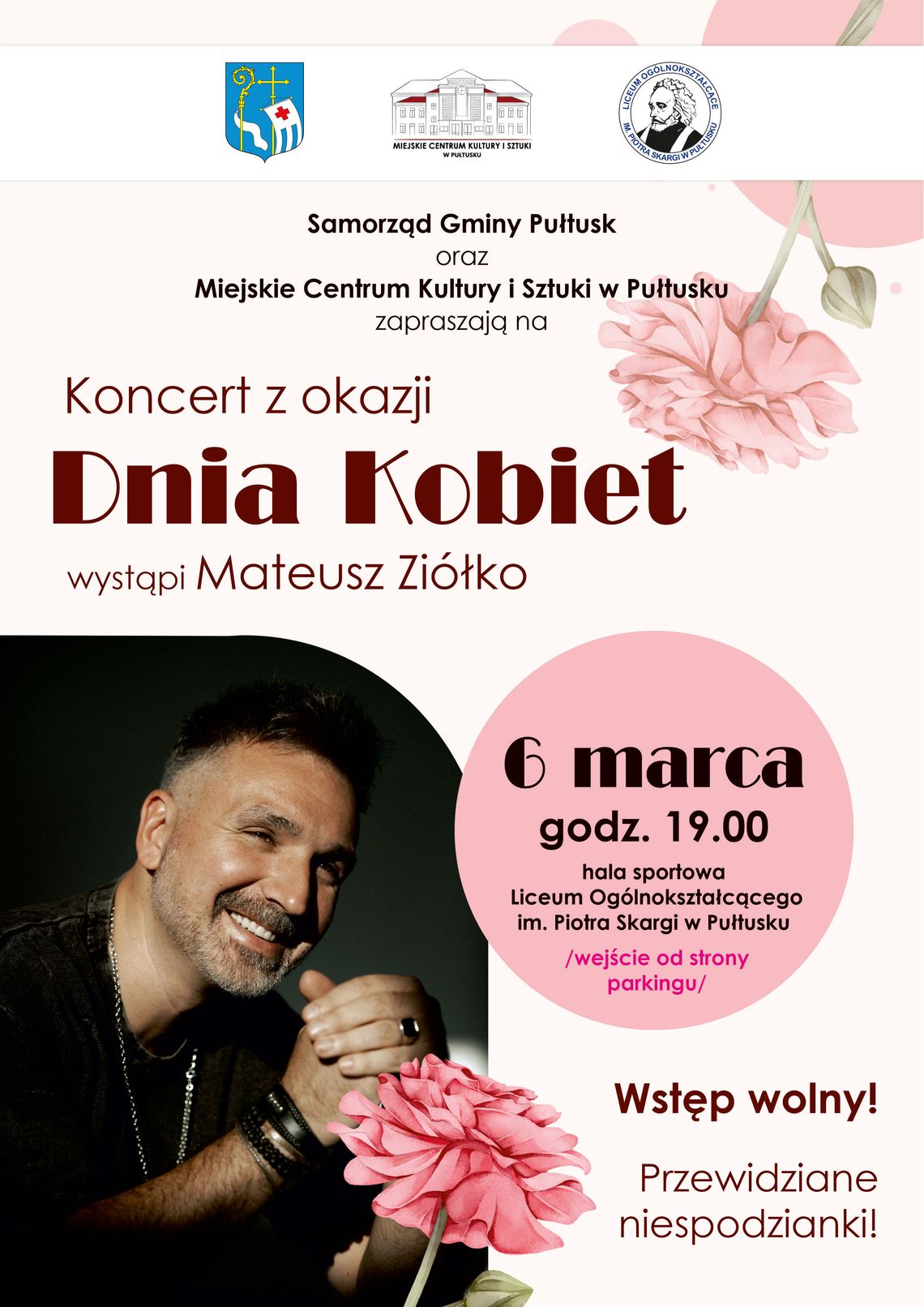 Mateusz Ziółko na Dzień Kobiet