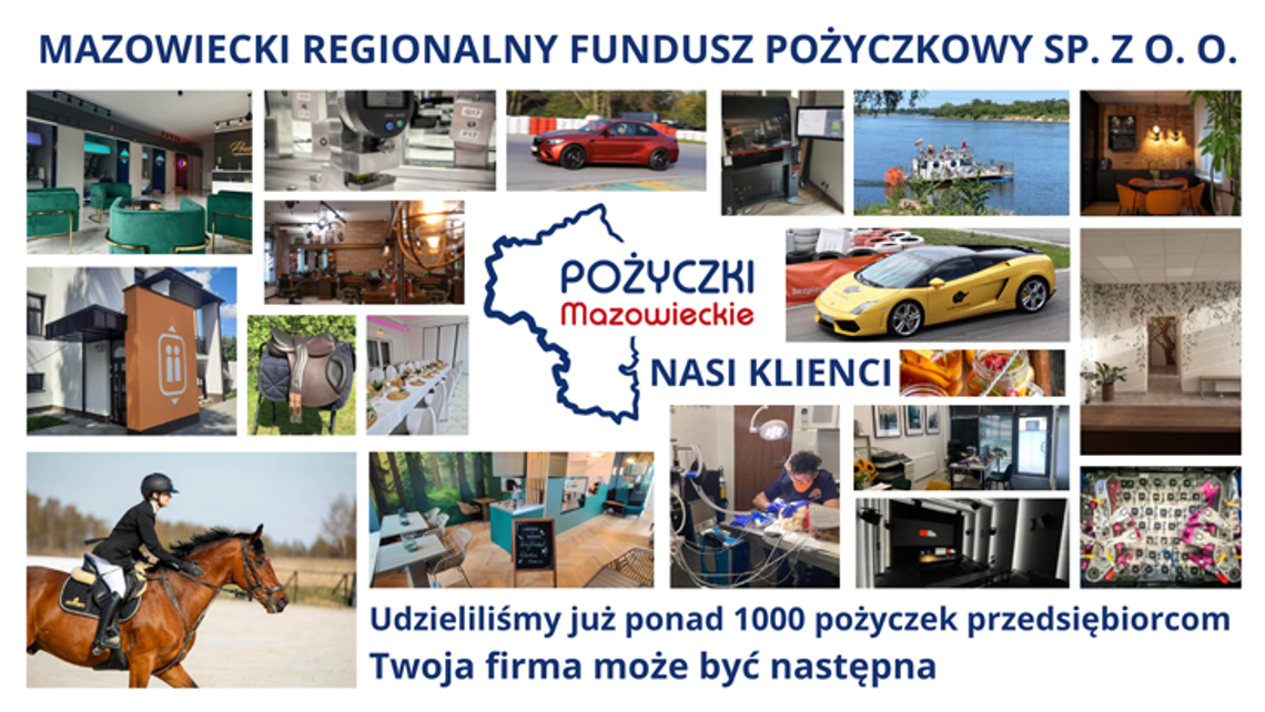 Mazowieckie Pożyczki na założenie lub rozwój Twojej firmy
