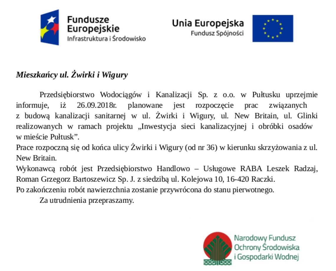 Mieszkańcy ul. Żwirki i Wigury