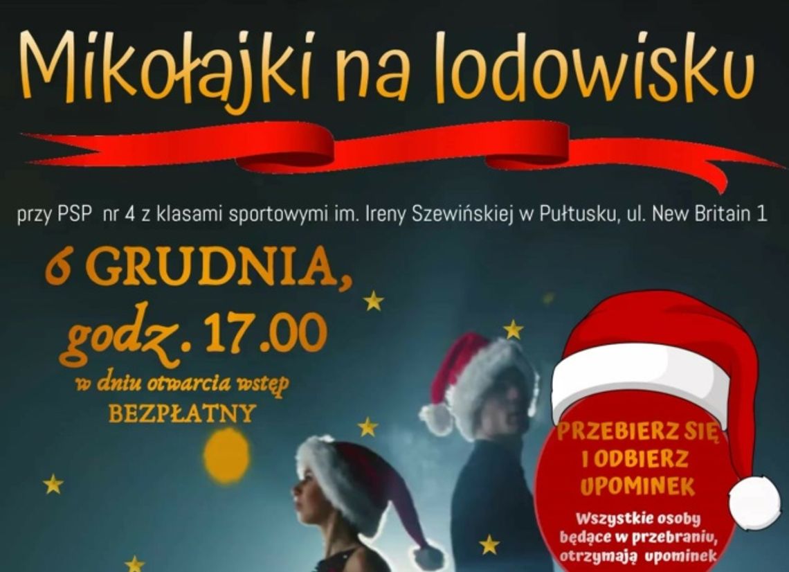Mikołajki na lodowisku