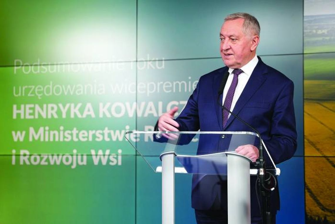 MINISTER ROLNICTWA I ROZWOJU WSI INFORMUJE