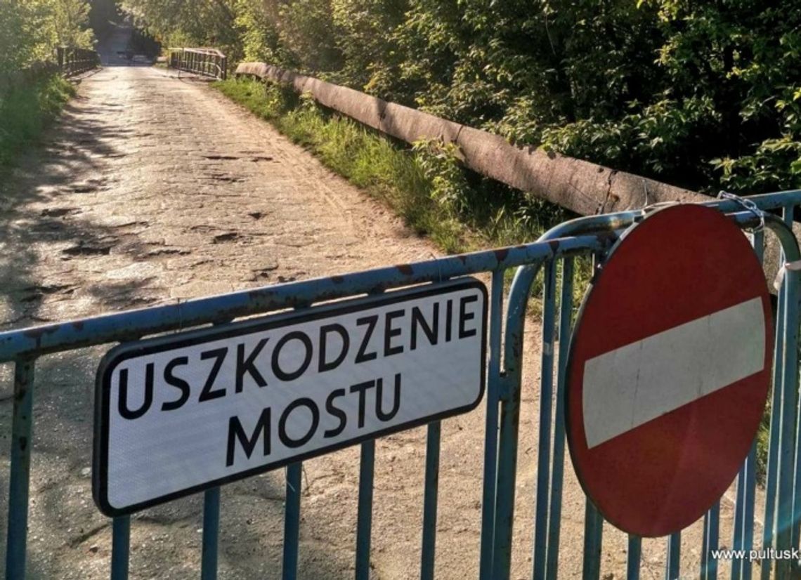 Most przy II Wygonie uszkodzony