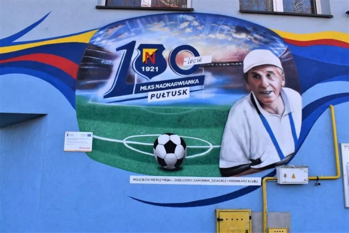 Mural na 100 - lecie Nadnarwianki