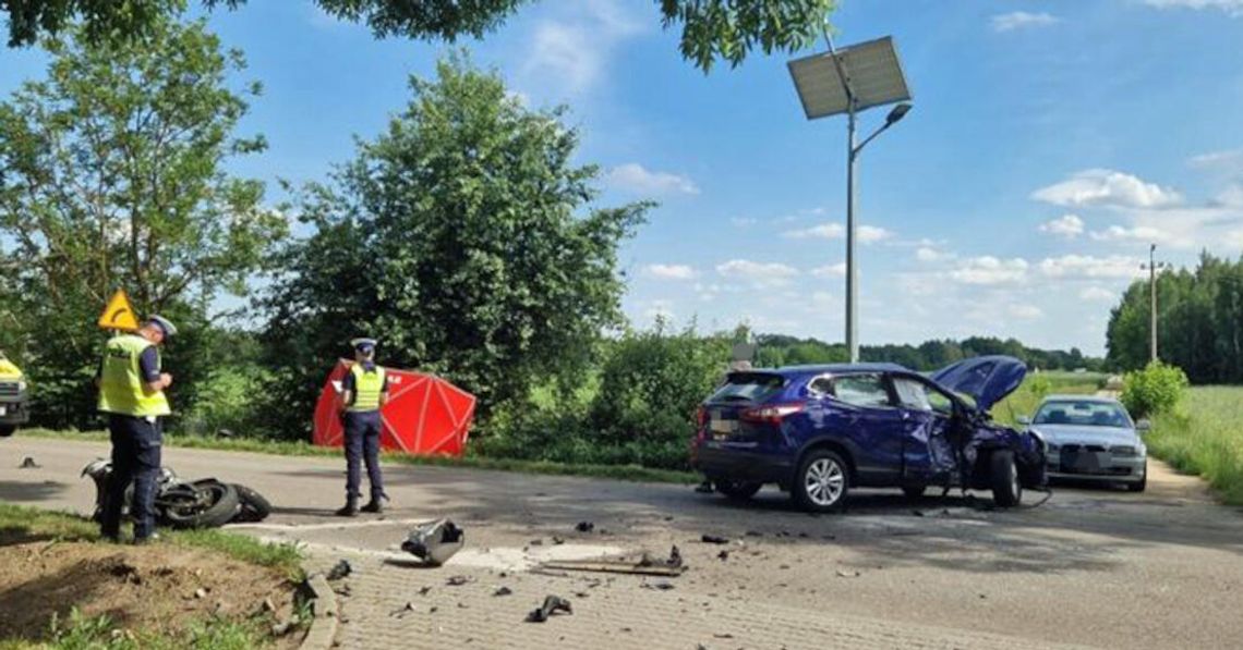 Nie żyje motocyklista Nie żyje motocyklista