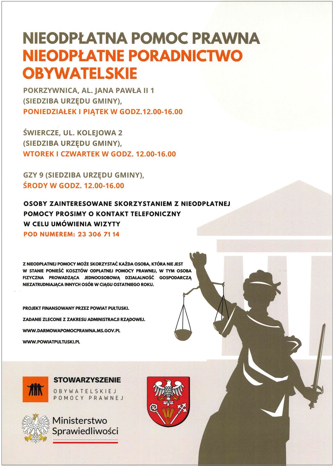 Nieodpłatna pomoc prawna