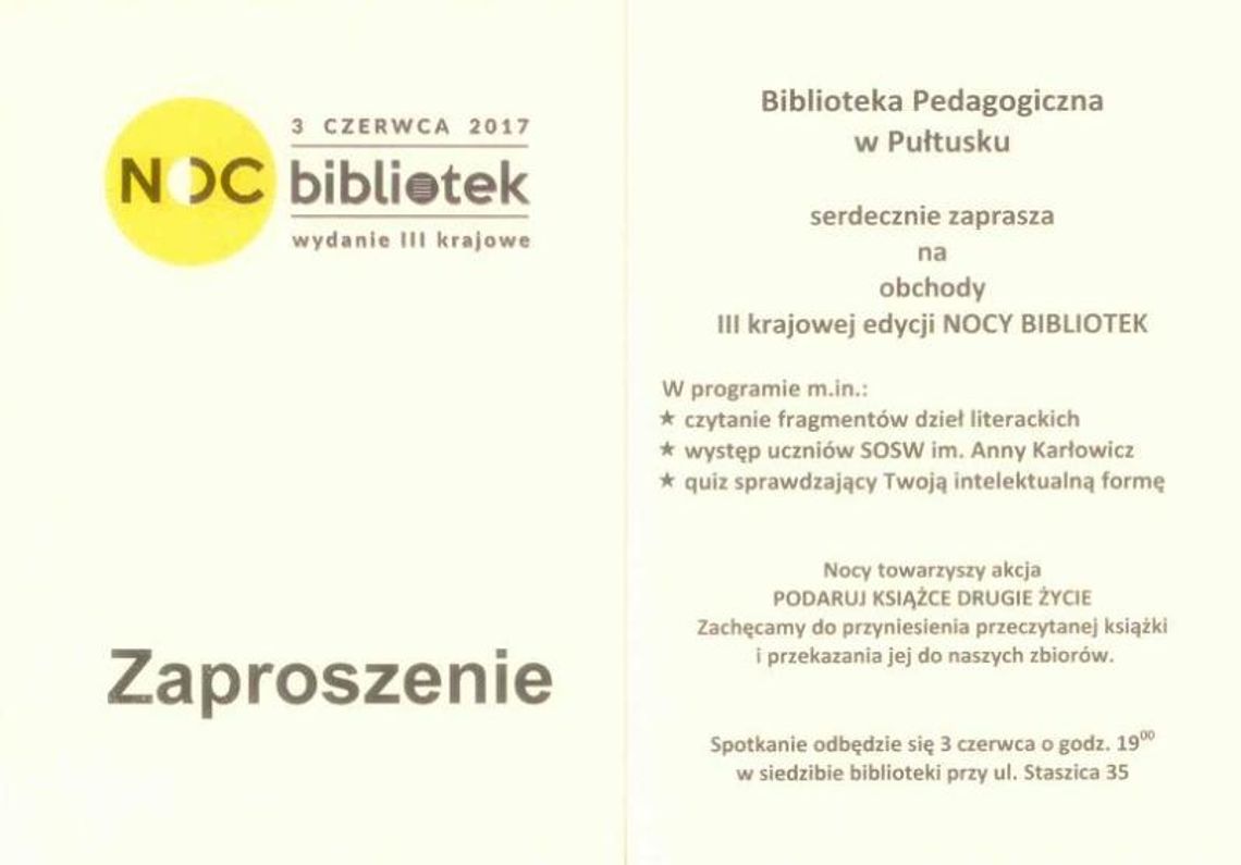 Noc bibliotek