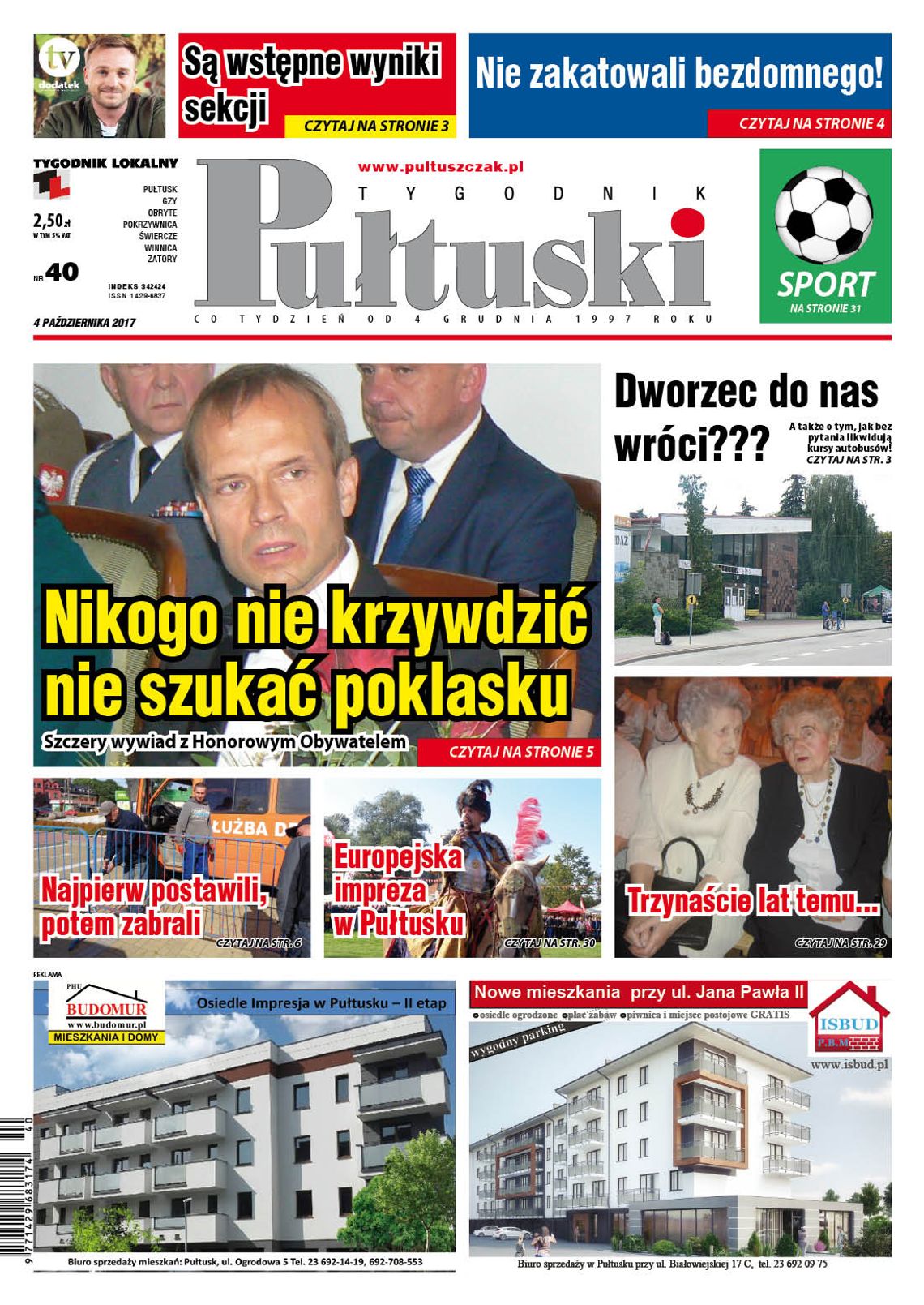 Nowe wydanie Tygodnika już w środę