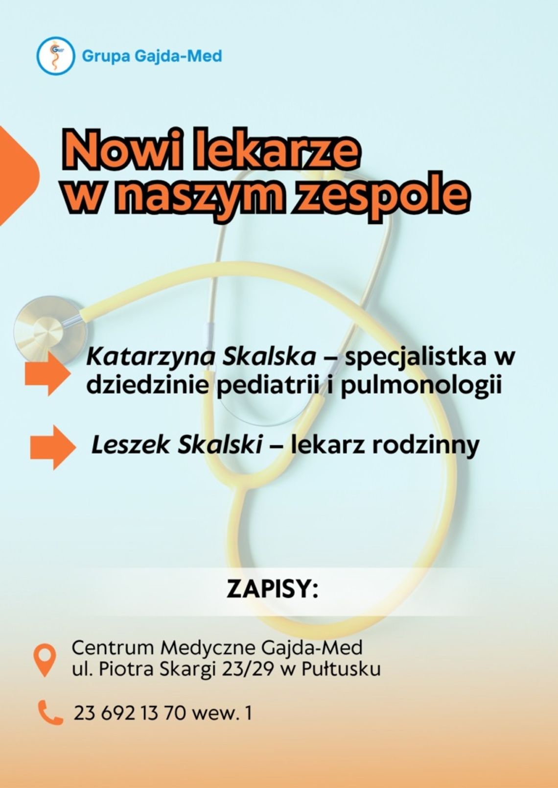 Nowi specjaliści w Gajda – Med