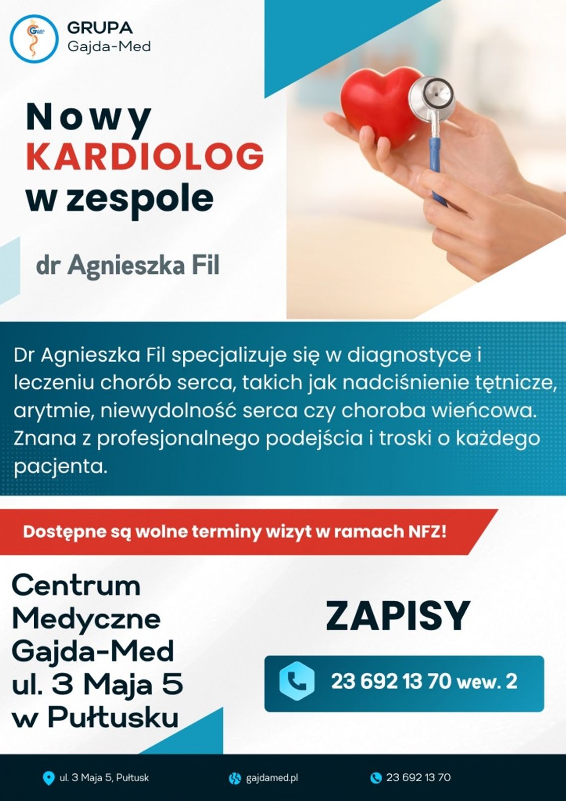 Nowy kardiolog w Gajda – Med
