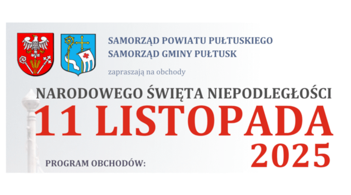 Obchody Narodowego Święta Niepodległości – 11 listopada 2025 r.
