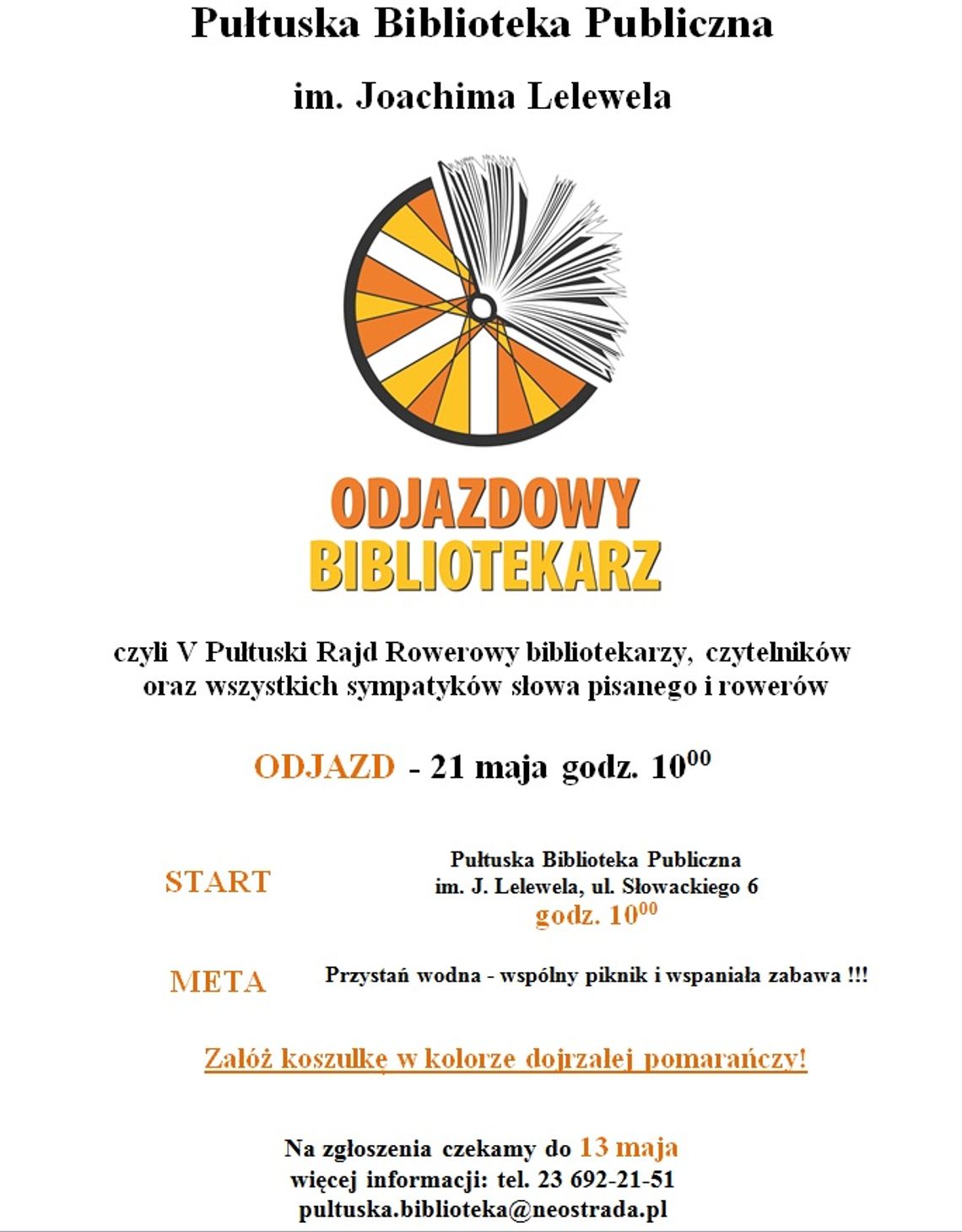 Odjazdowy bibliotekarz!