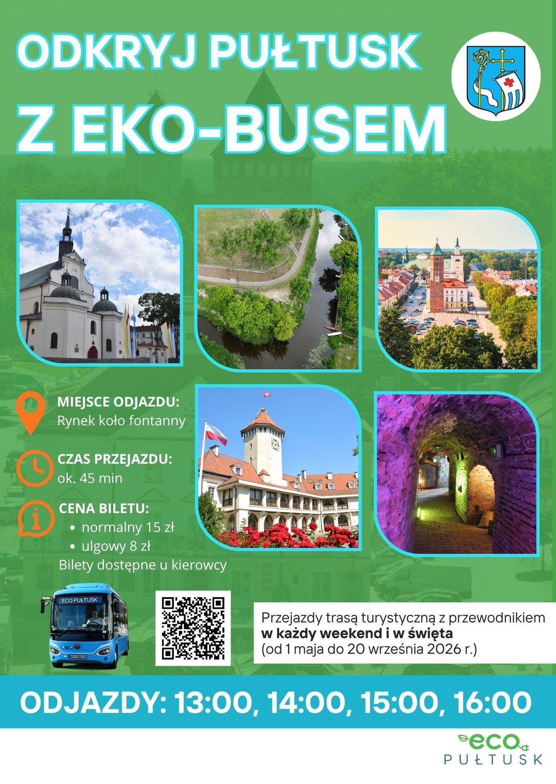 ODKRYJ PUŁTUSK Z EKO-BUSEM