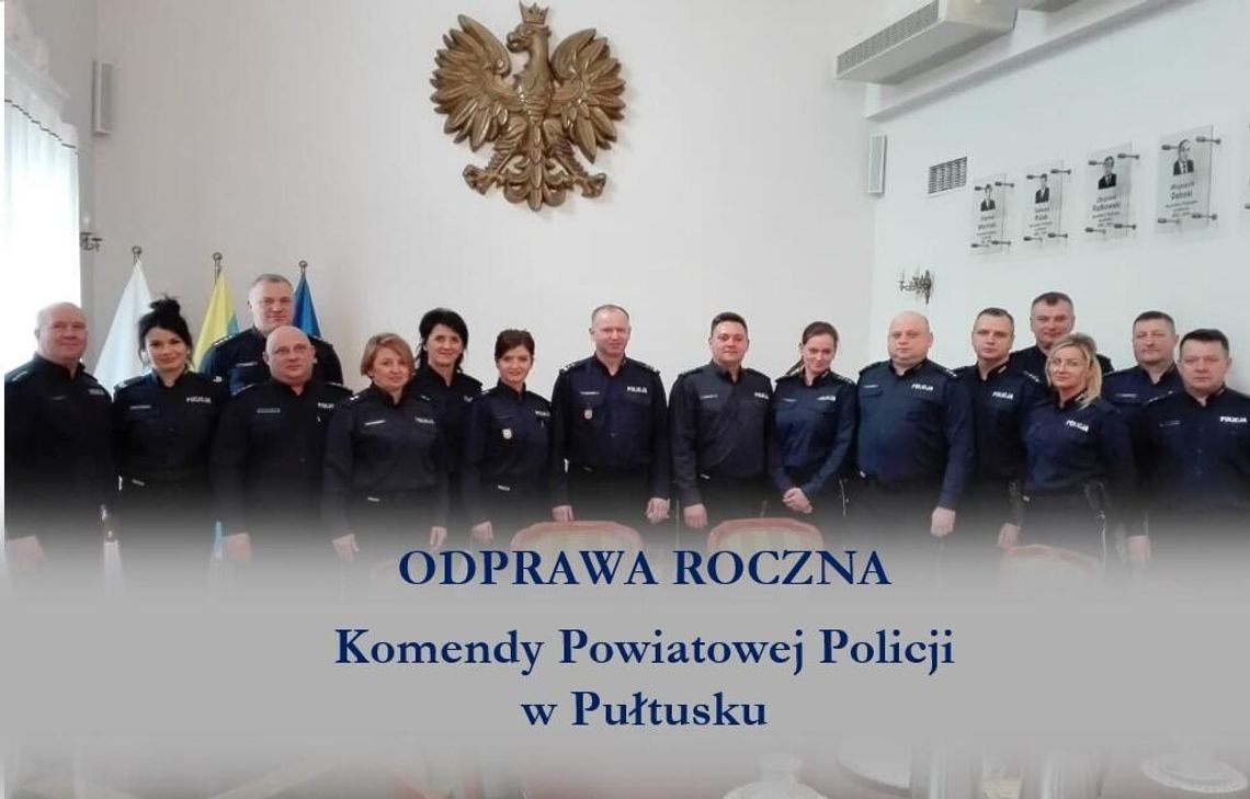 Odprawa roczna pułtuskiej Policji