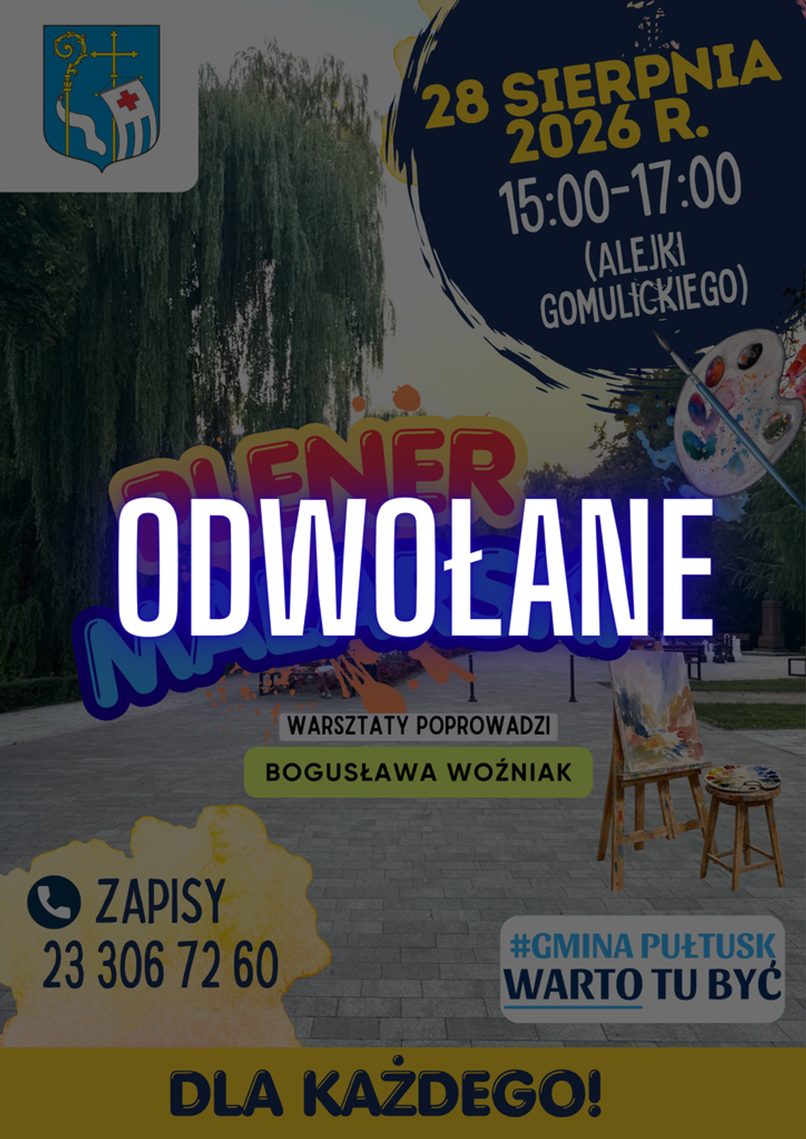 Odwołanie pleneru malarskiego