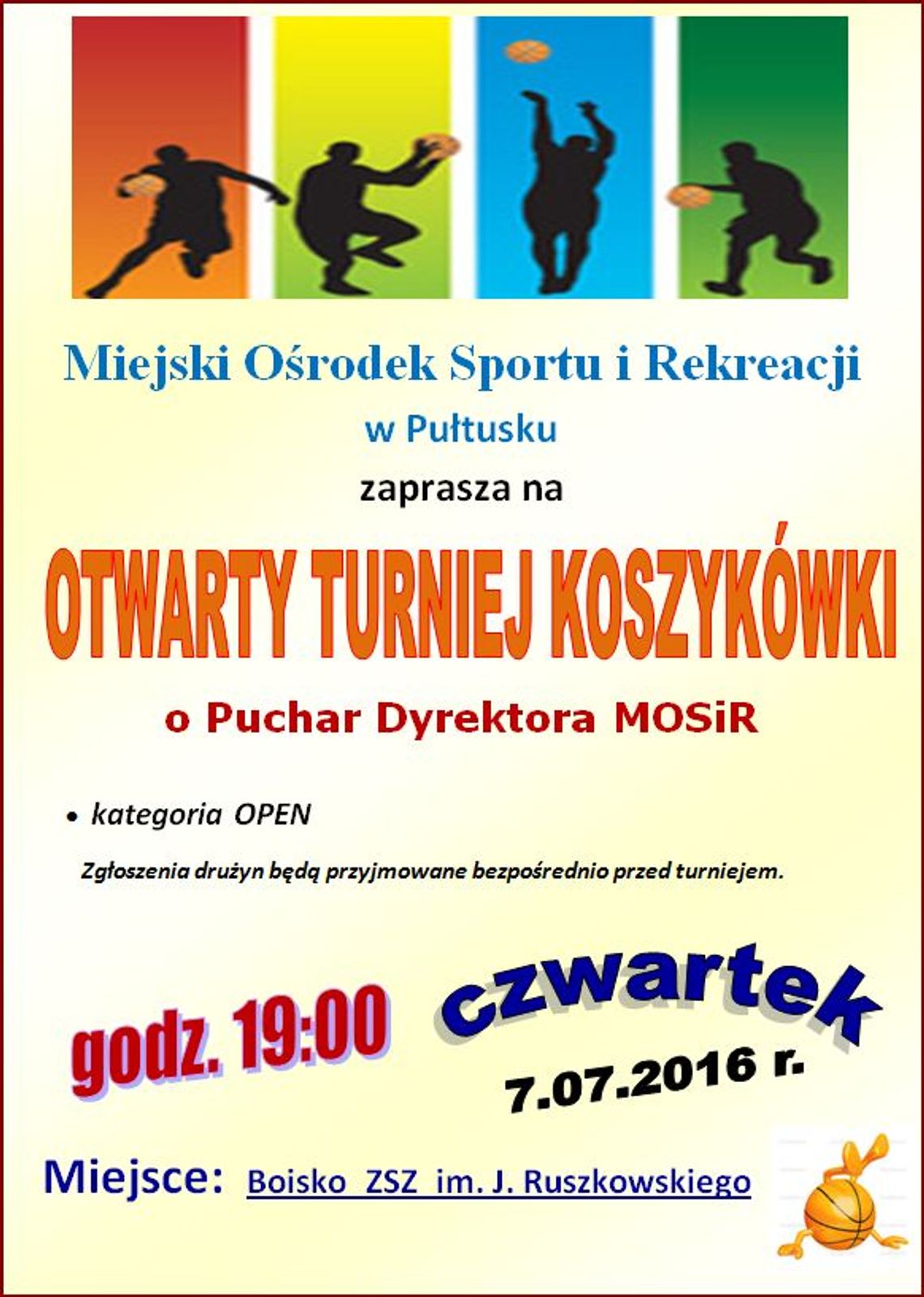 Otwarty turniej koszykówki