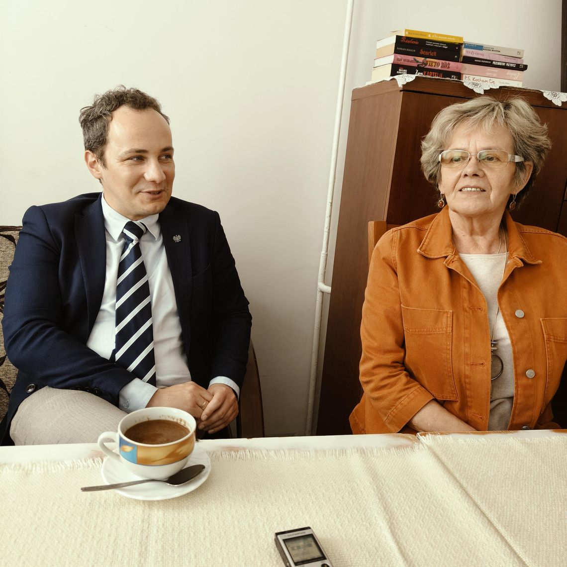 PATRYK FAJDEK Z WIZYTĄ U PUŁTUSKICH SENIORÓW