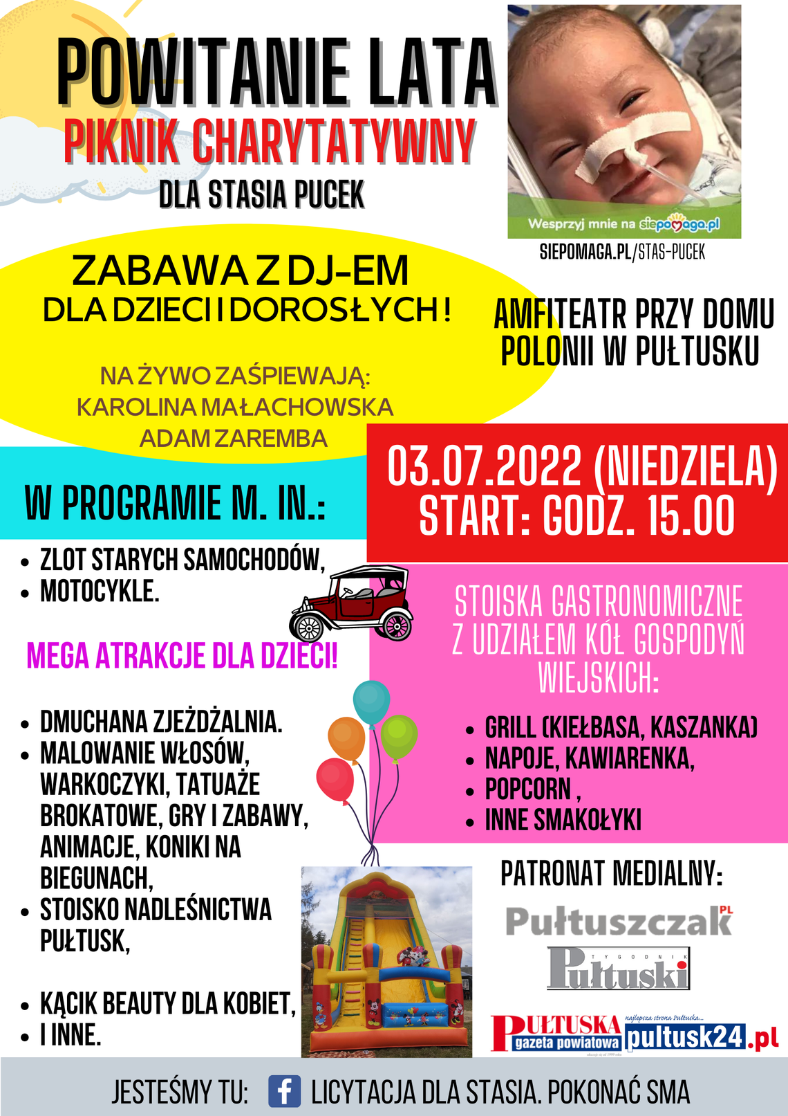 PIKNIK CHARYTATYWNY DLA STASIA