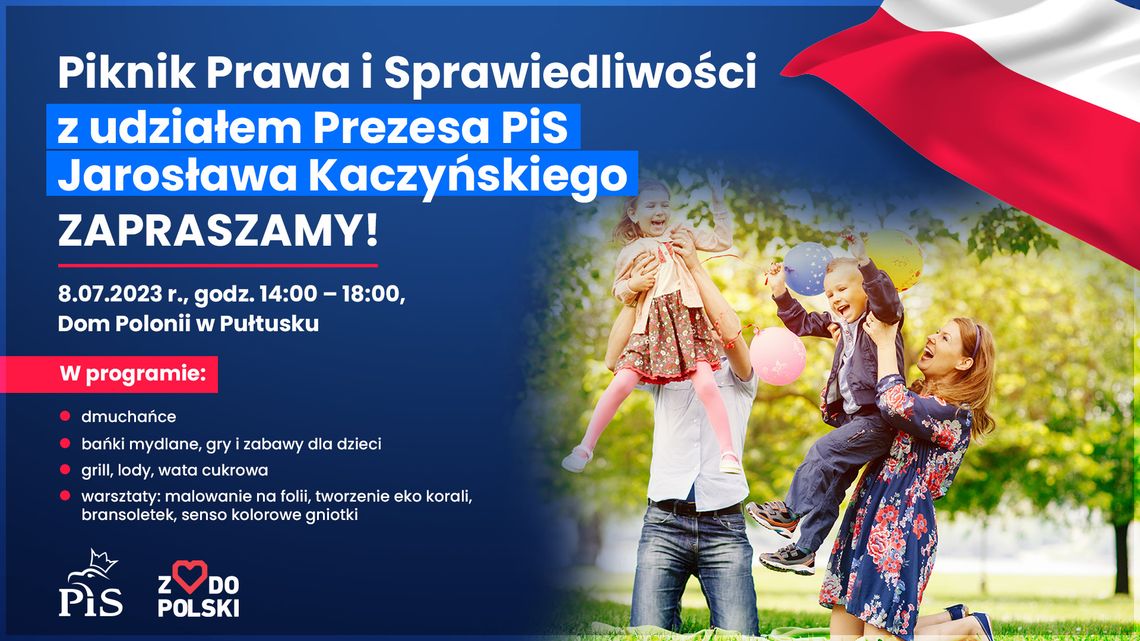 Piknik z udziałem prezesa PiS