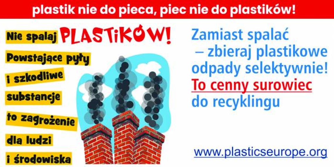 PLASTIK NIE DO PIECA, PIEC NIE DO PLASTIKU!