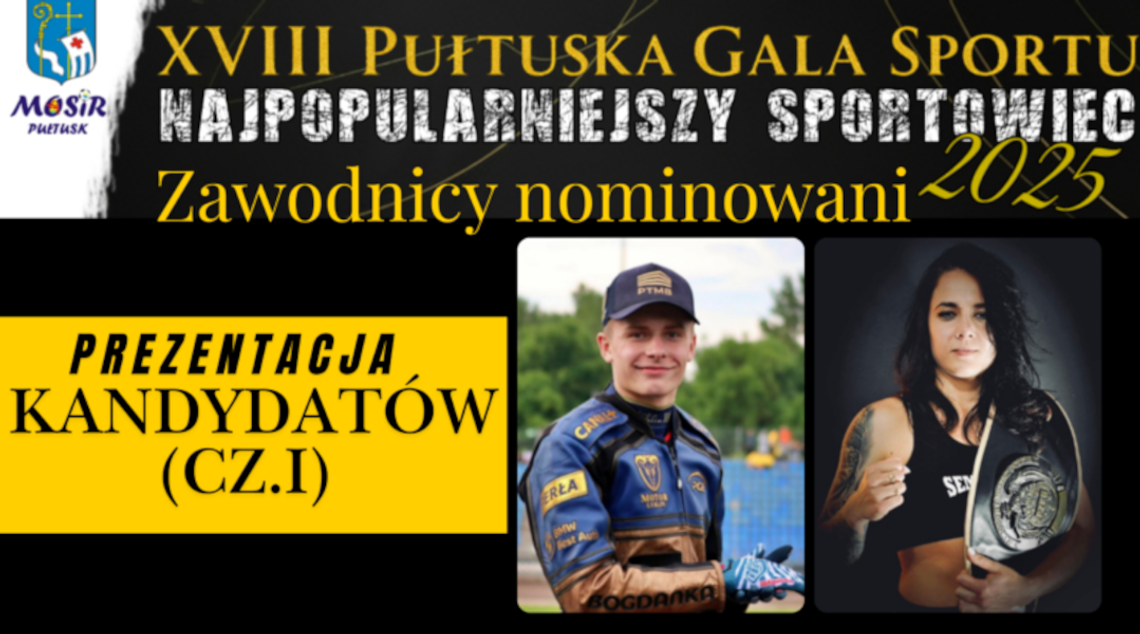 PLEBISCYT NA NAJPOPULARNIEJSZEGO SPORTOWCA ROKU 2025 – PREZENTACJA KANDYDATÓW (CZ.I)