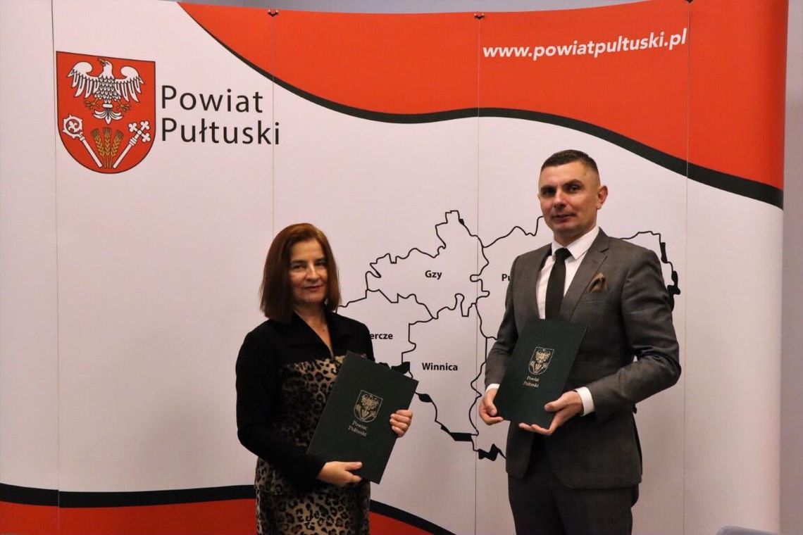 Podpisanie umowy na roboty budowlane z ZS im. Bolesława Prusa
