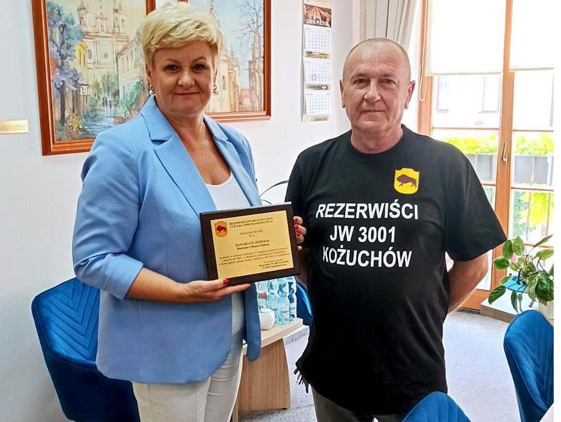 Podziękowanie od Rezerwistów JW 3001 Kożuchów – 13 Pułku Zmechanizowanego
