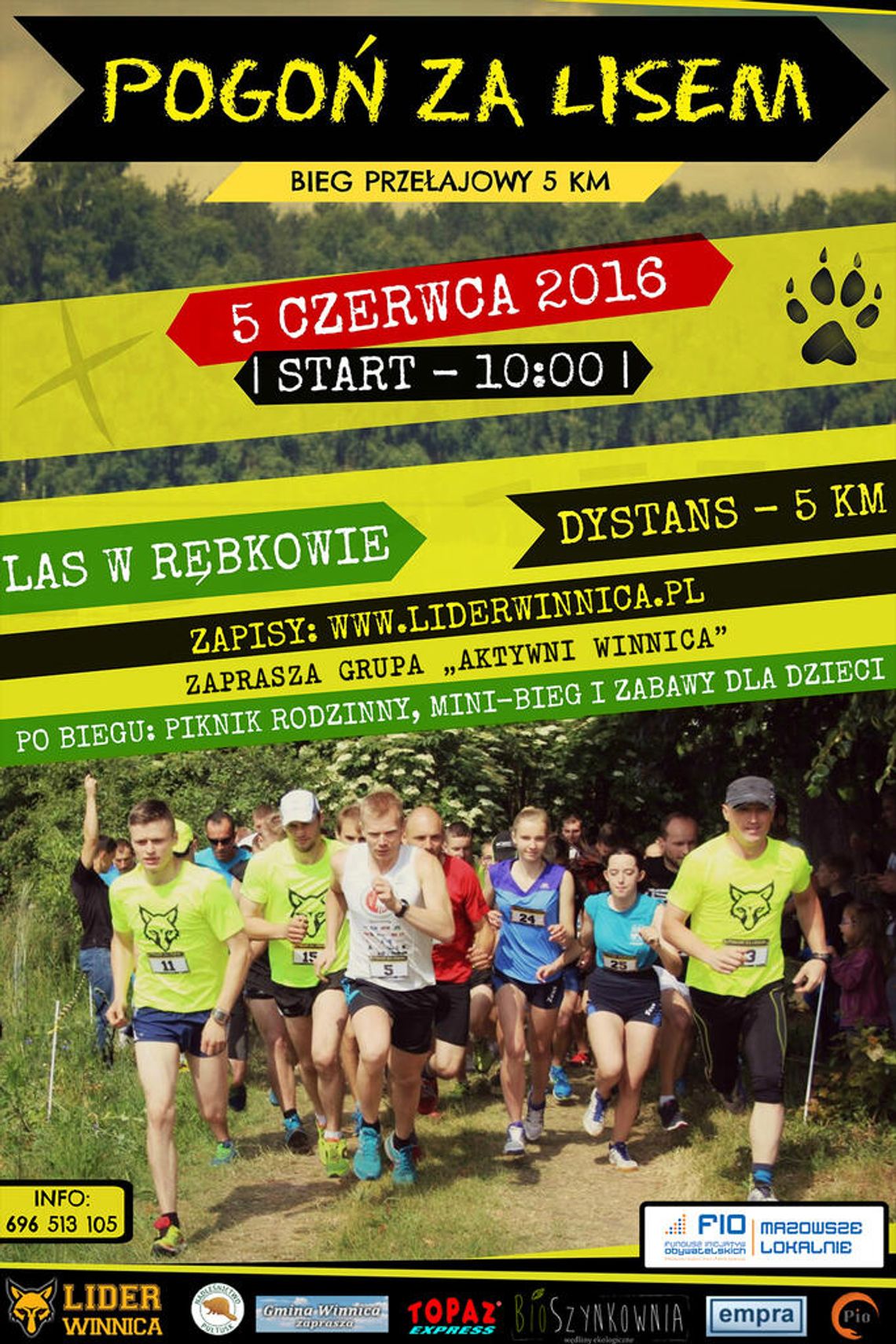 „Pogoń za Lisem” już 5 czerwca!