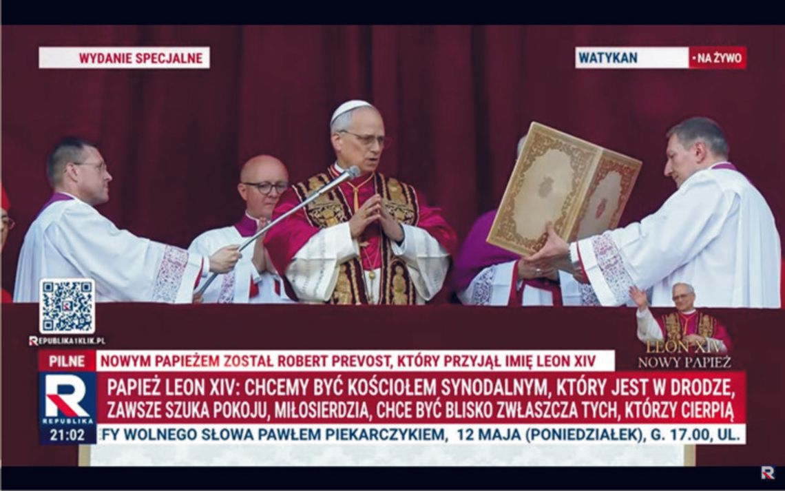 POKÓJ NIECH BĘDZIE Z WAMI! – Pierwszy amerykański papież