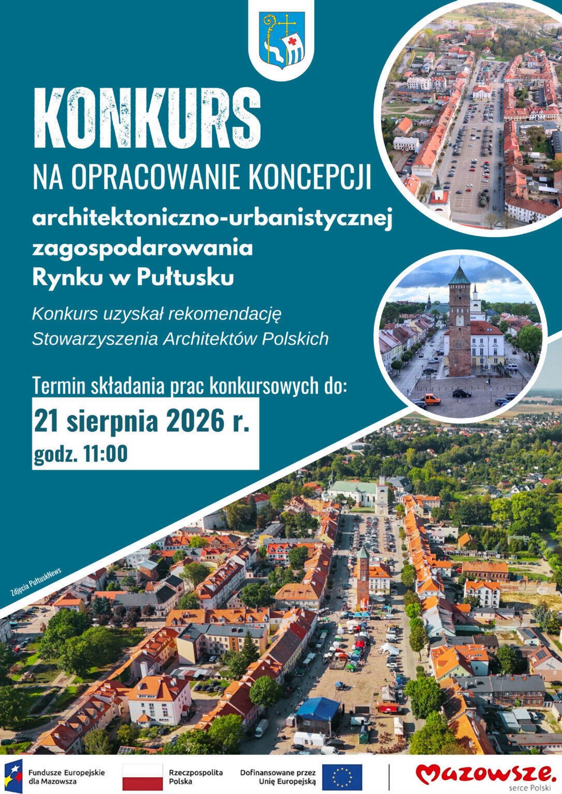 Ponowny konkurs na koncepcję zagospodarowania pułtuskiego rynku Ponowny konkurs na koncepcję zagospodarowania pułtuskiego rynku