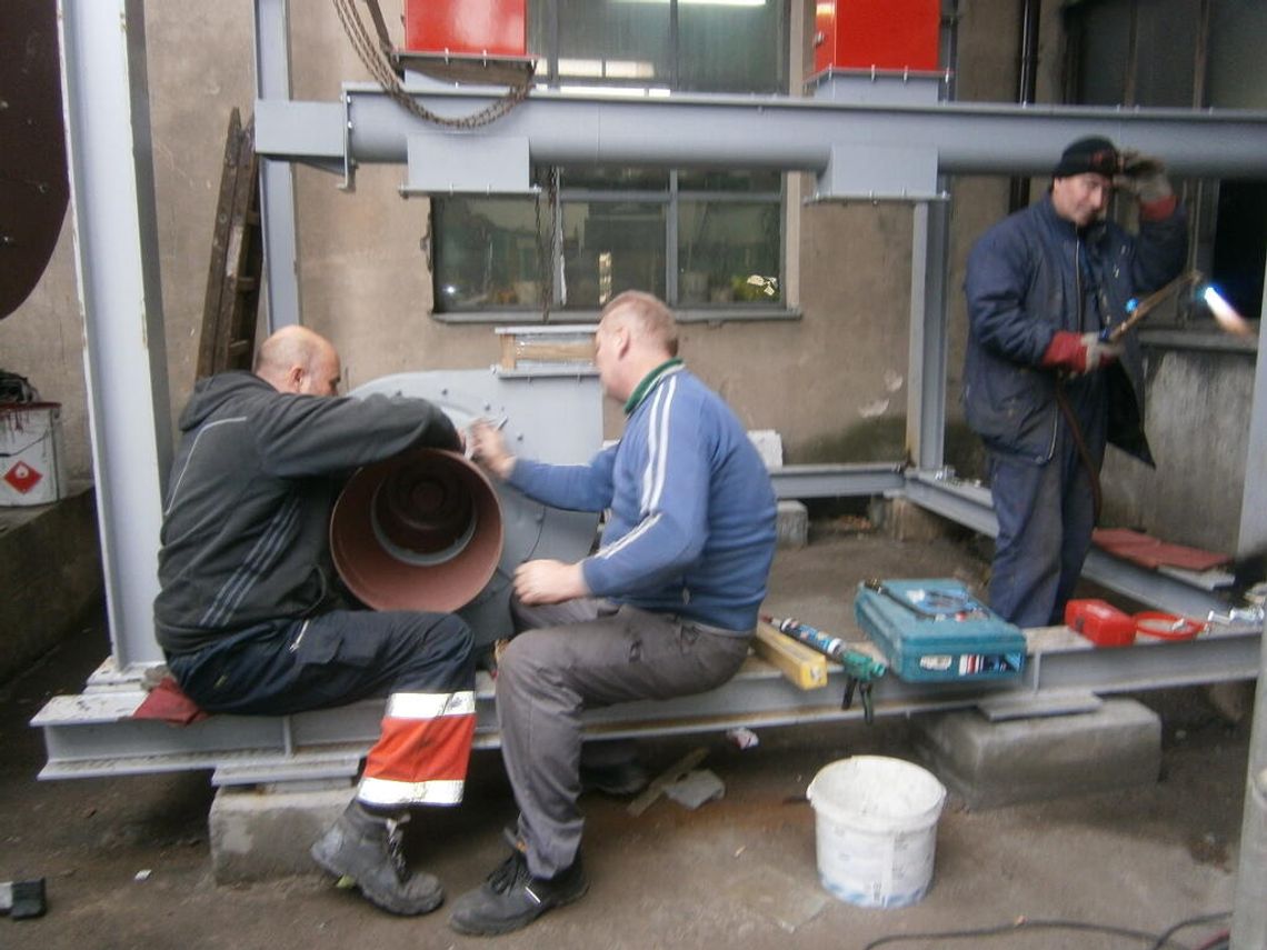 Postęp prac modernizacyjnych w ciepłowni