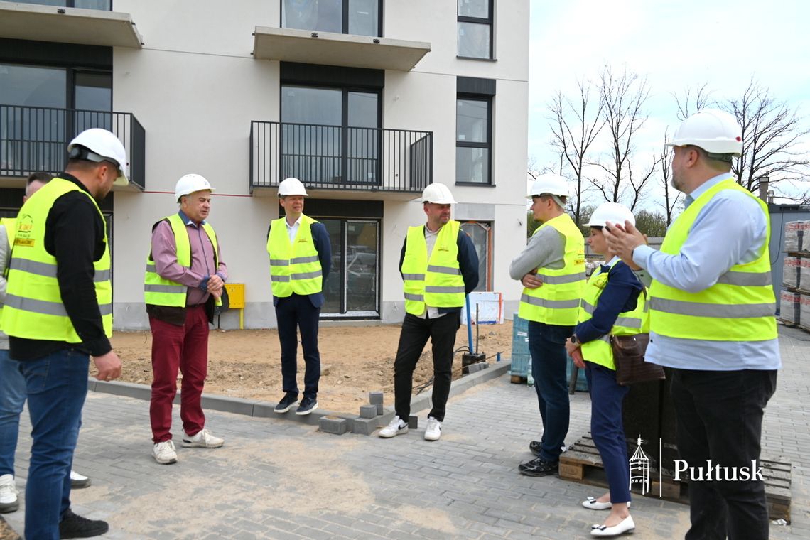 Postęp prac przy budowie budynku wielorodzinnego przy ul. Teofila Kwiatkowskiego