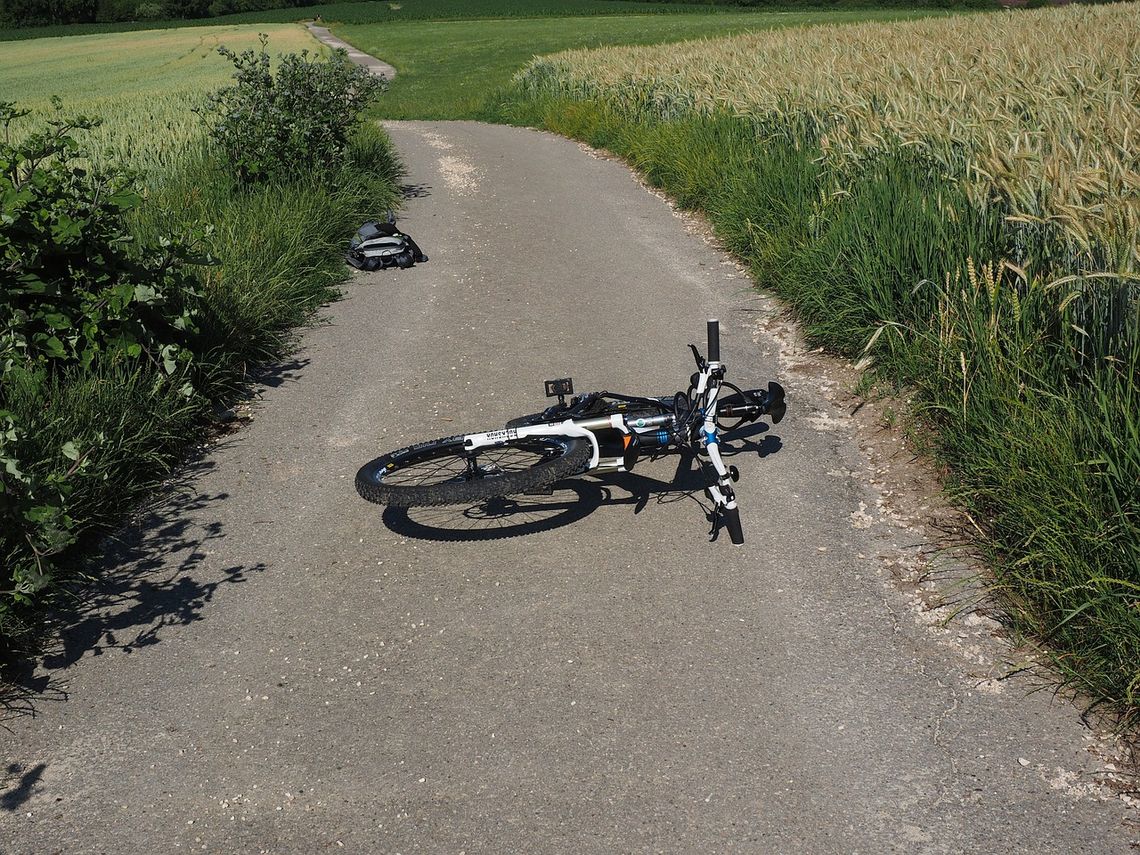 Potrącenie rowerzysty