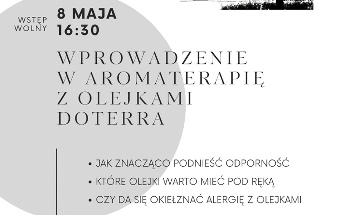 Prelekcja dot. Aromaterapii – zaproszenie