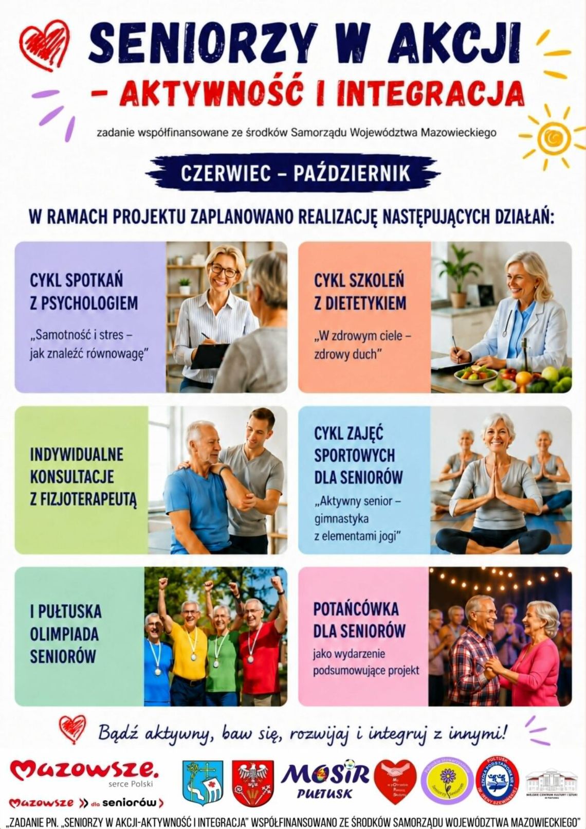 Projekt dla seniorów w Gminie Pułtusk z dofinansowaniem z Mazowsza