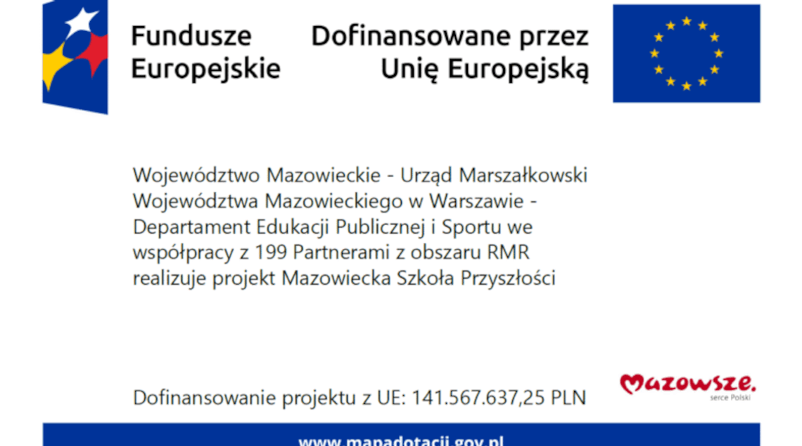 Projekt: „Mazowiecka Szkoła Przyszłości” w Gminie Pułtusk Projekt: „Mazowiecka Szkoła Przyszłości” w Gminie Pułtusk