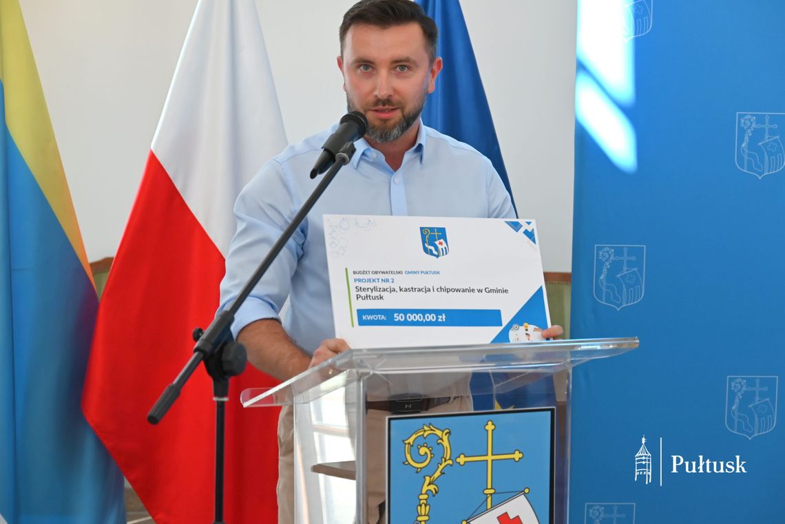 Projekt nr 2 „Sterylizacja, kastracja i chipowanie w Gminie Pułtusk” Projekt nr 2 „Sterylizacja, kastracja i chipowanie w Gminie Pułtusk”