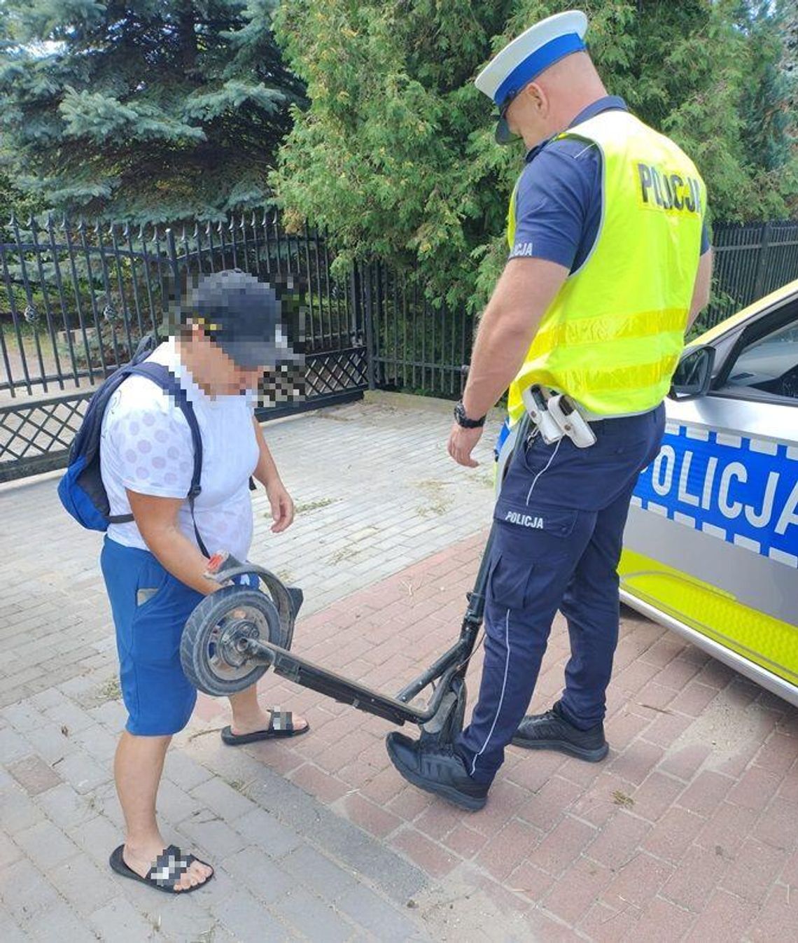 Pułtuska policja kontroluje hulajnogi elektryczne
