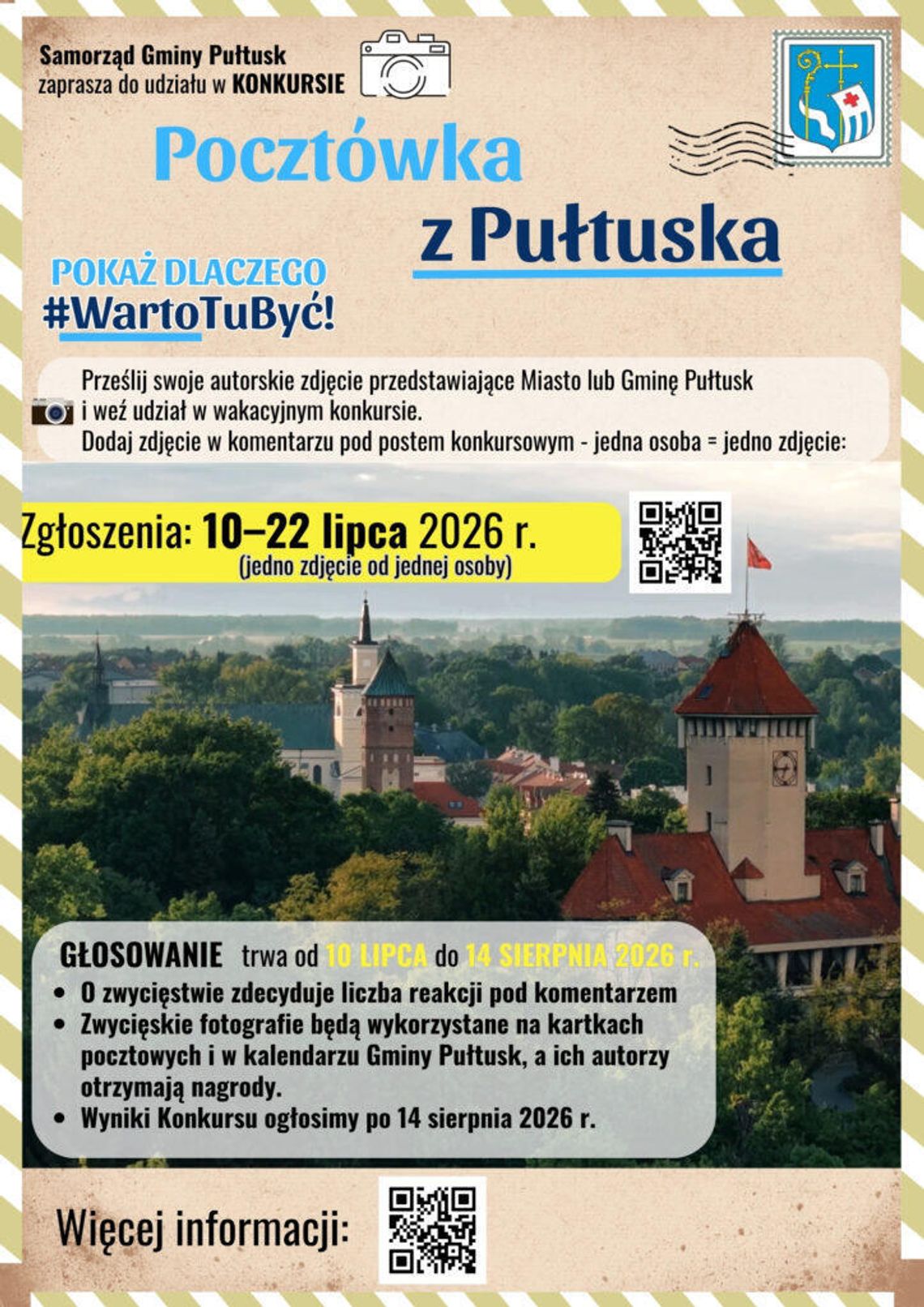 Regulamin konkursu „Pocztówka z Pułtuska”