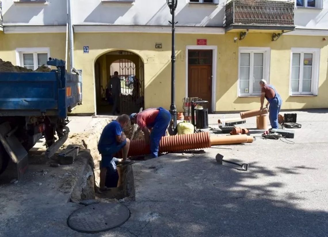 Remontują deszczówkę