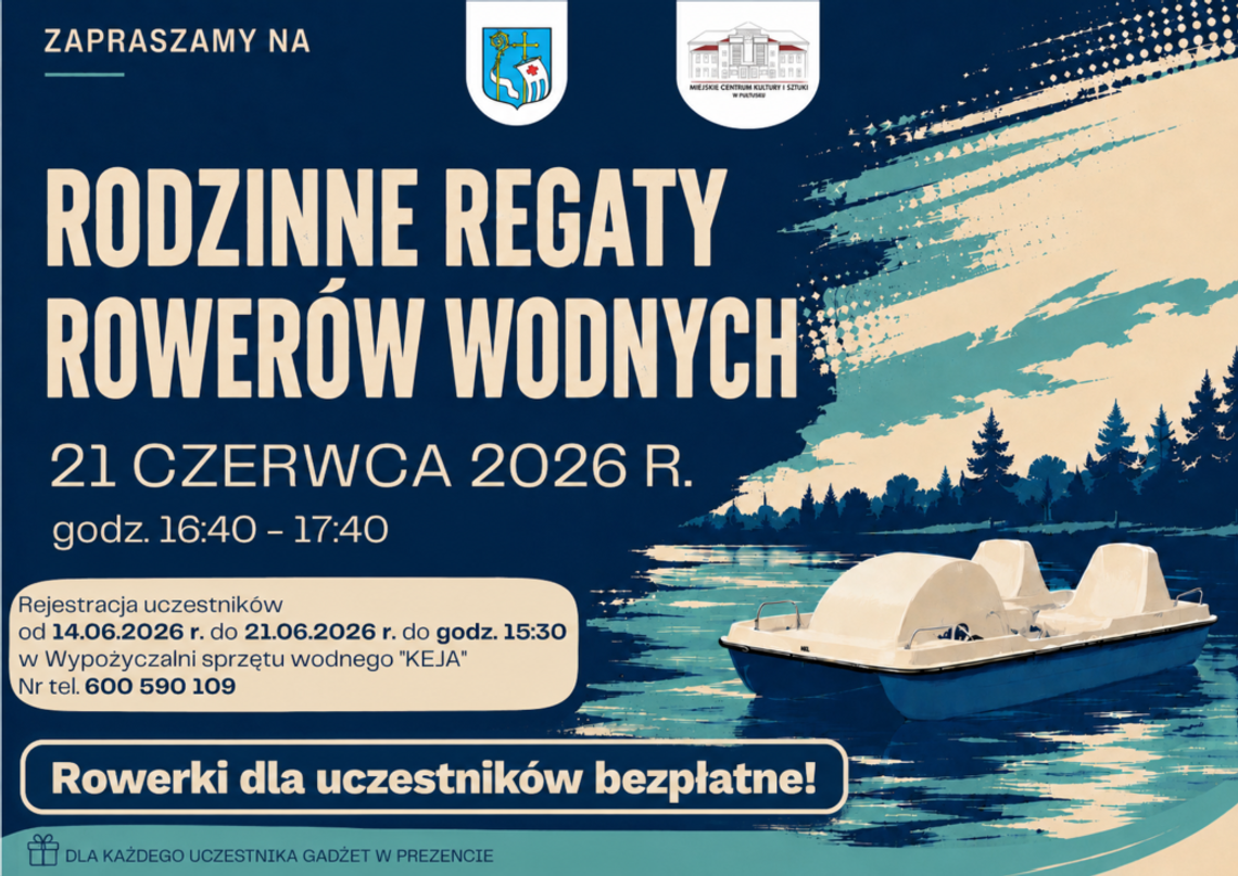 Rodzinne Regaty Rowerów Wodnych w Pułtusku Rodzinne Regaty Rowerów Wodnych w Pułtusku