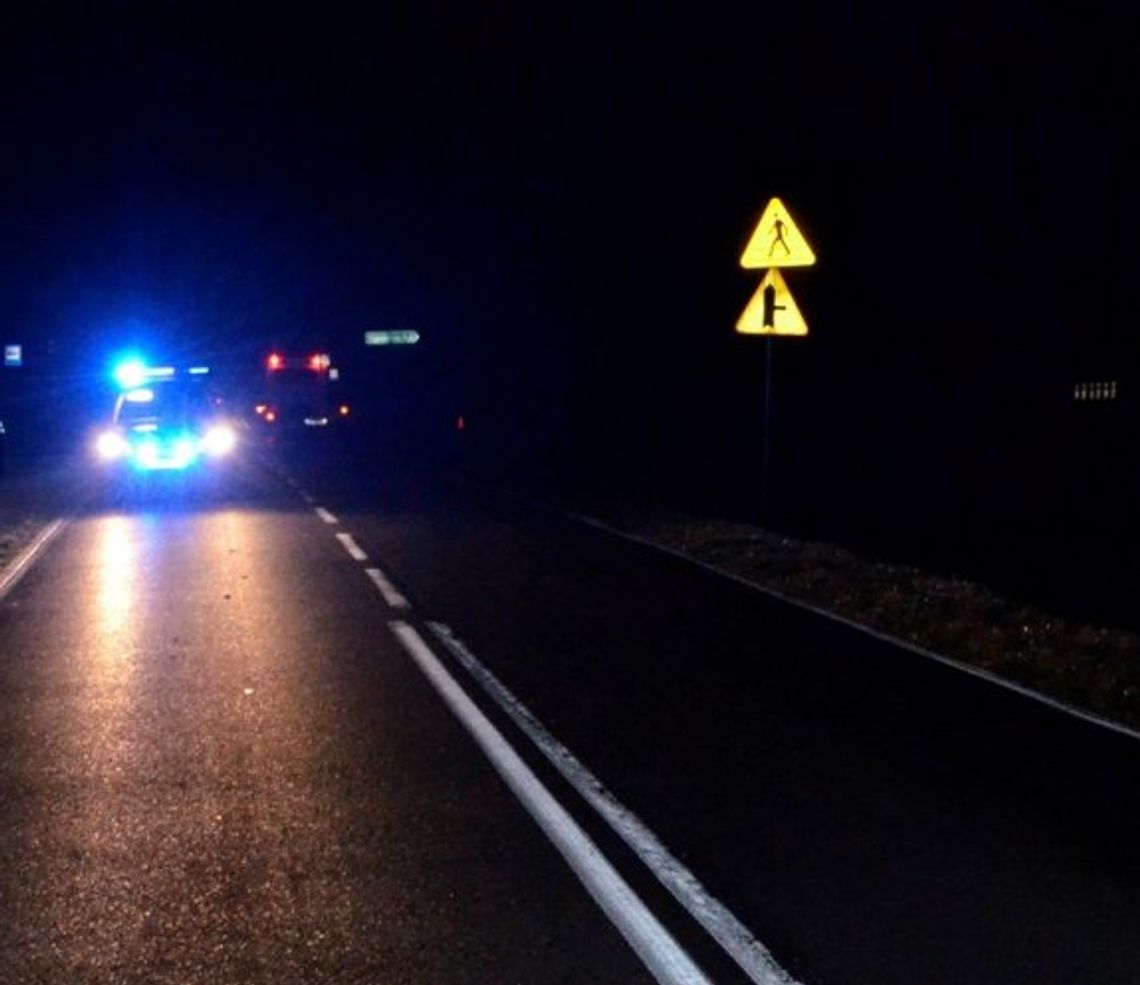 Rowerzysta trafił do szpitala