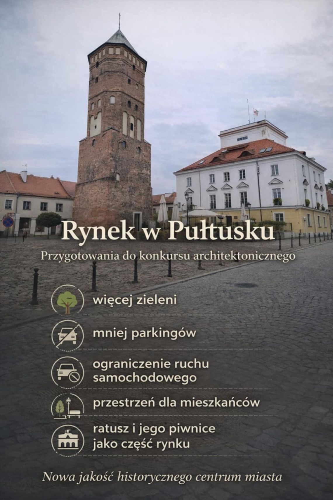 Rynek w Pułtusku – przestrzeń z historią, zaprojektowana na nowo