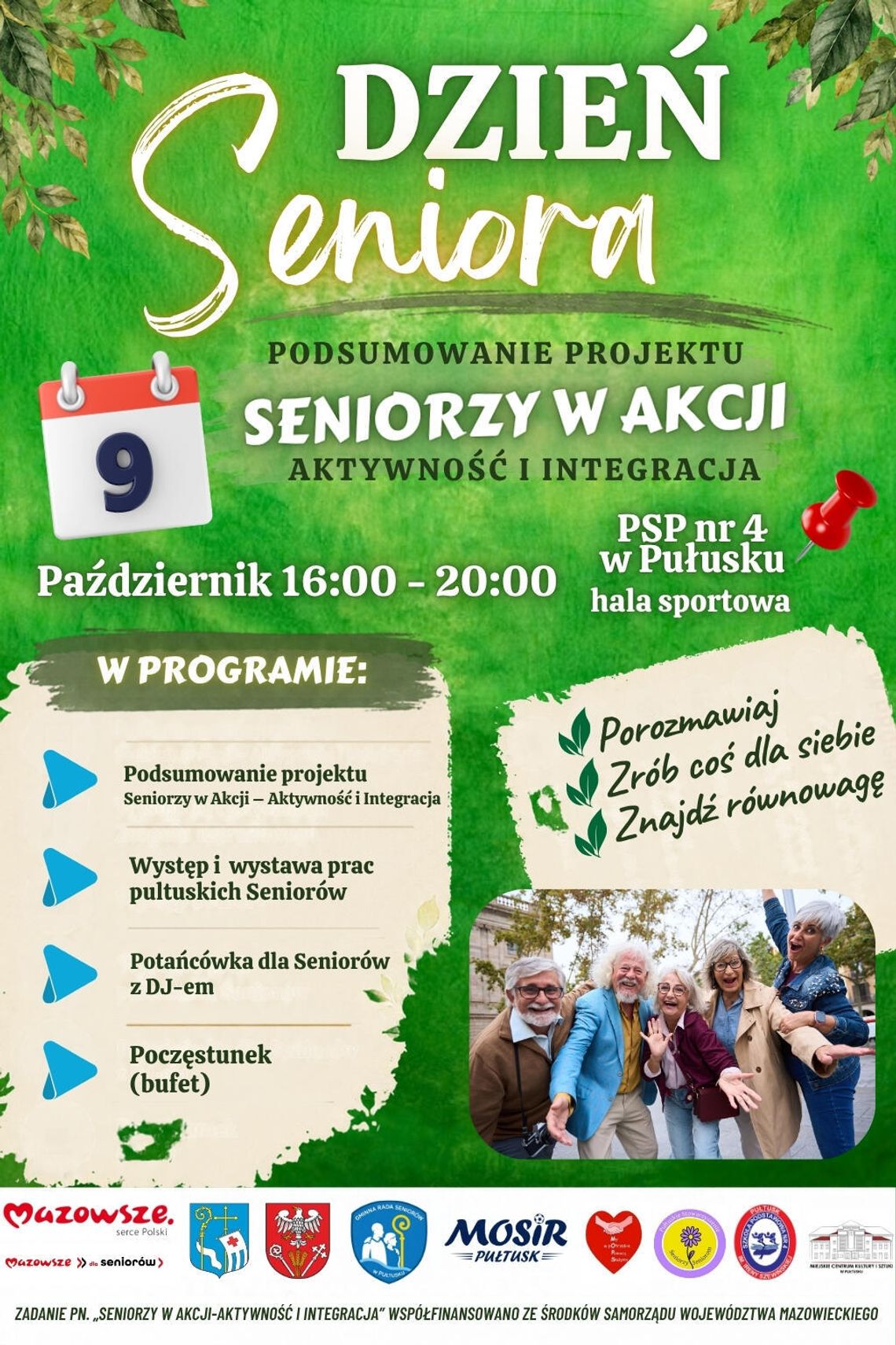 Serdecznie zapraszamy na Dzień Seniora Serdecznie zapraszamy na Dzień Seniora