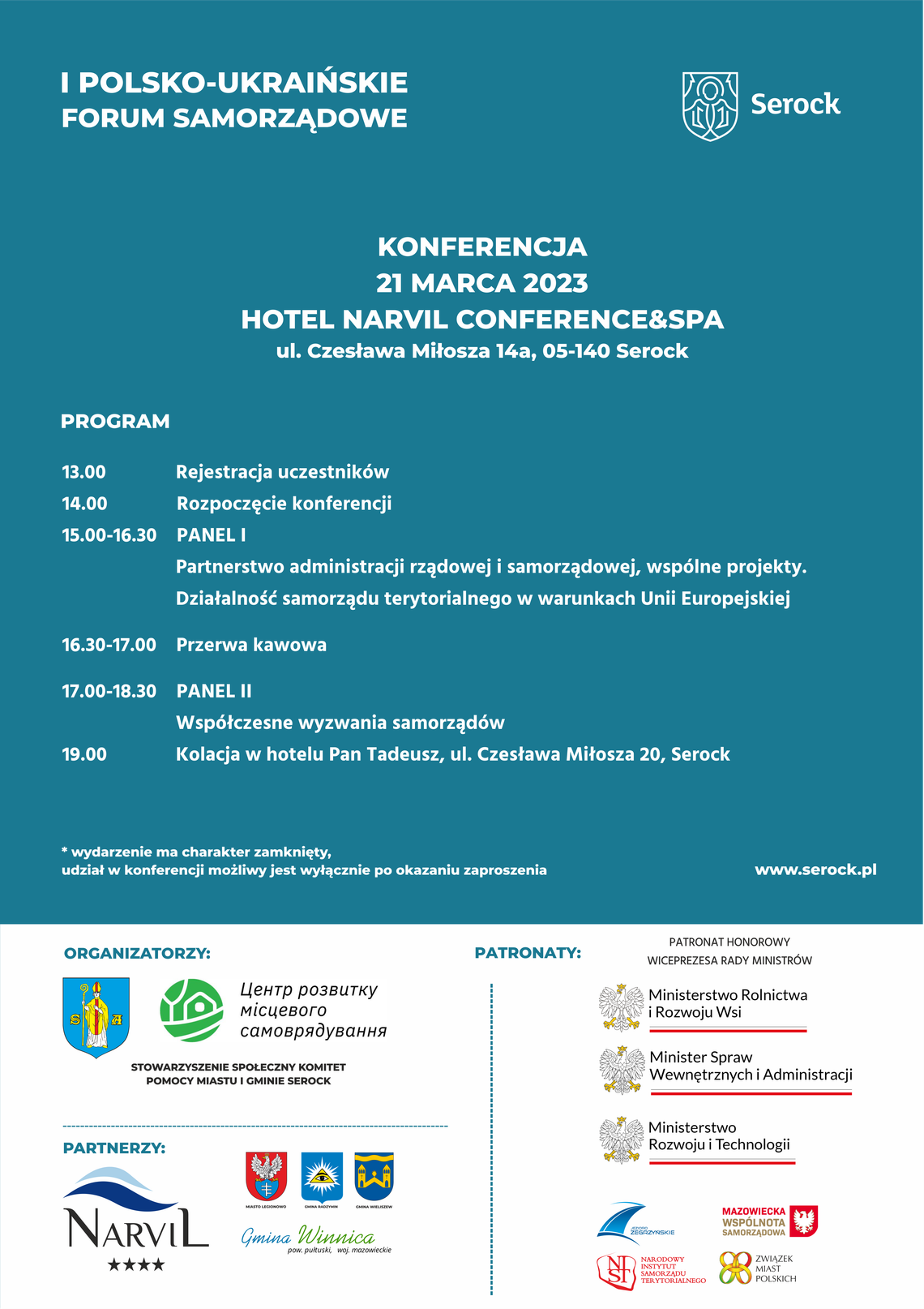 SEROCK. Polsko-Ukraińskie Forum Samorządowe – „Skuteczny samorząd”