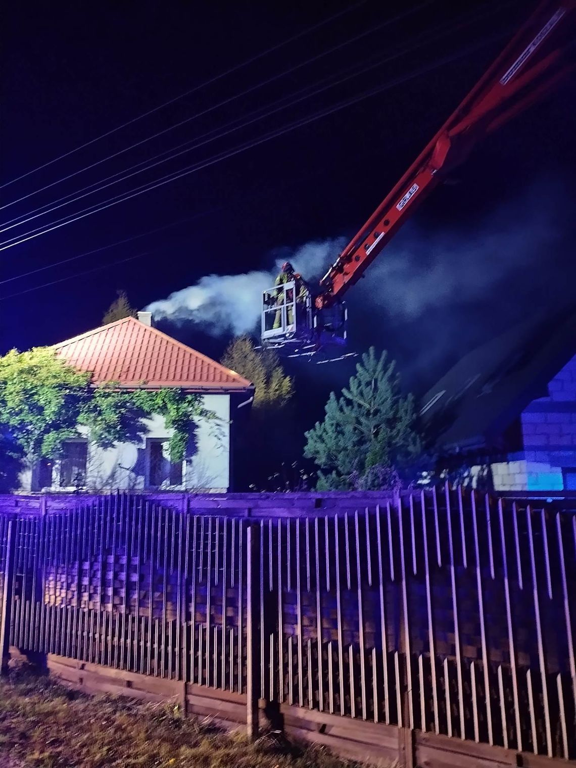 SEROCK. Pożar na Grunwaldzkiej. Zapaliła się sadza