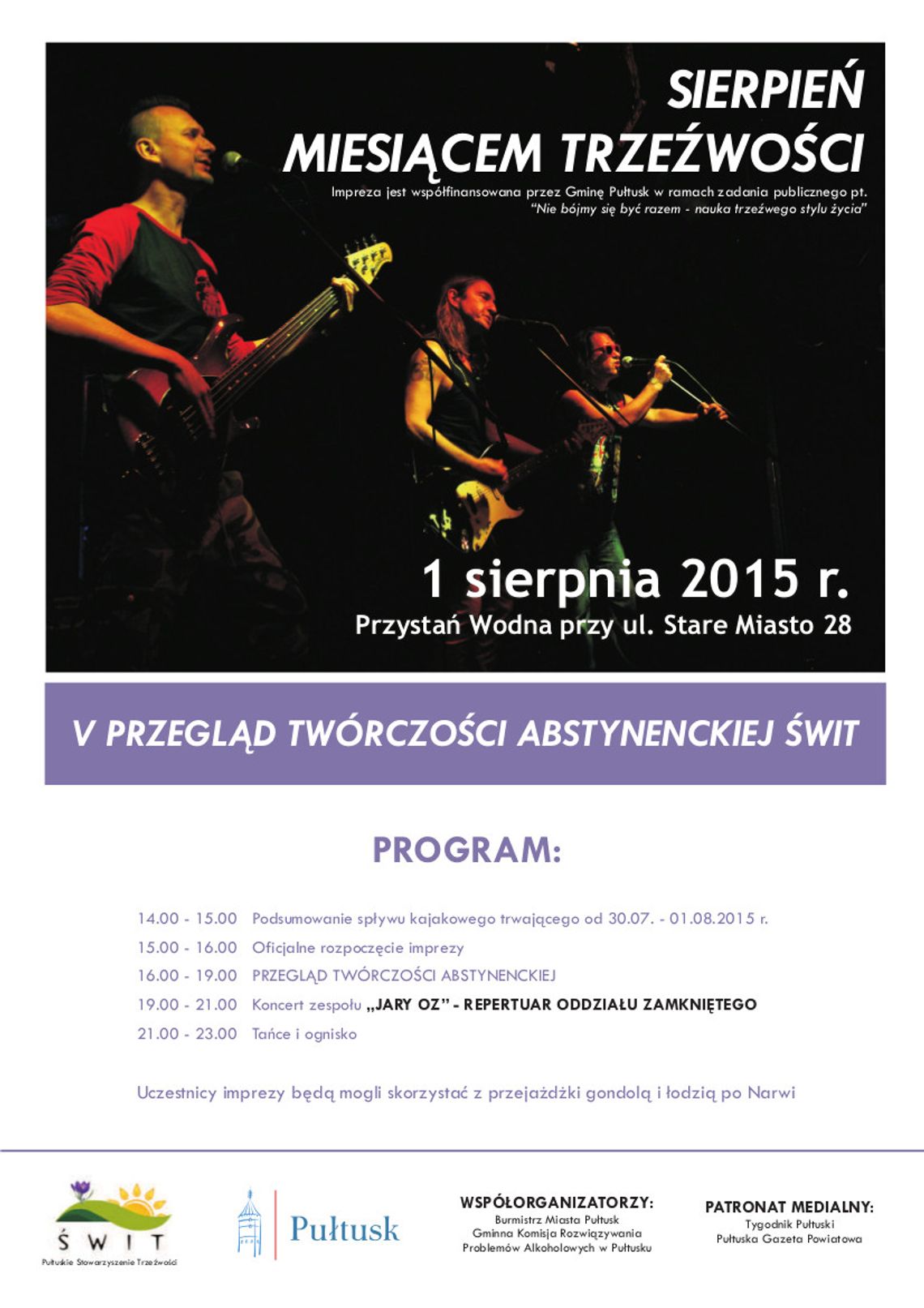 Sierpień miesiącem trzeźwości