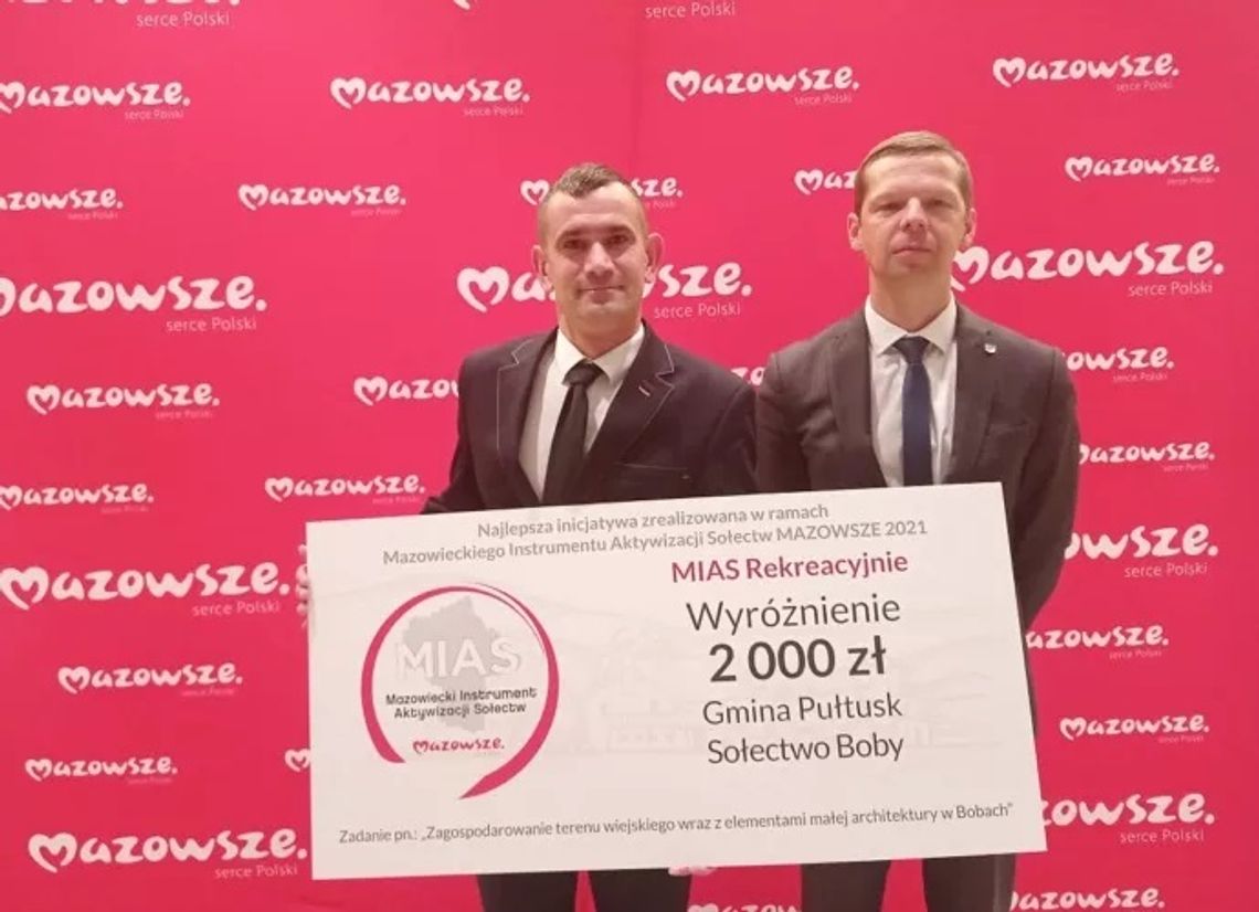Sołectwo Boby wyróżnione