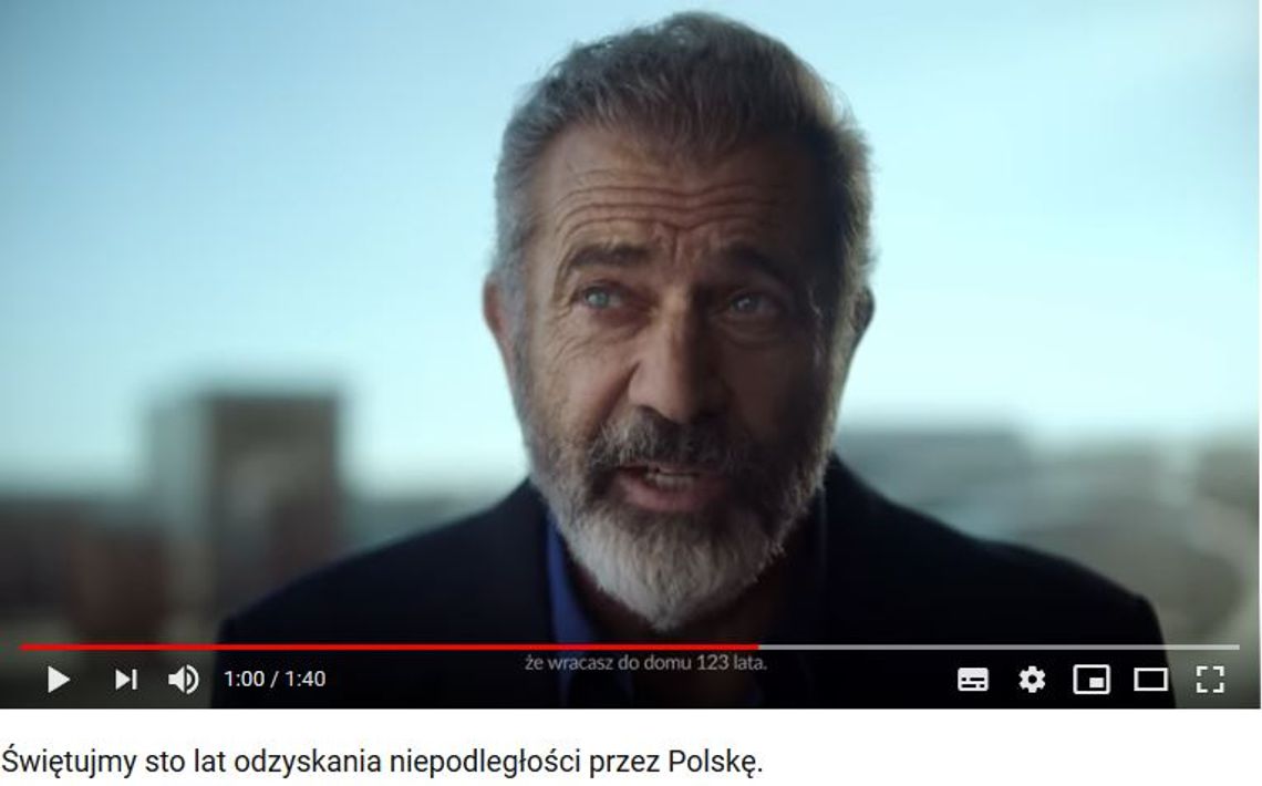 Mel Gibson / autor: YouTube/PFN